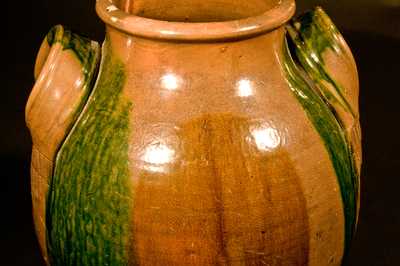 C.A. HAUN, Greene County, TN Redware Jar