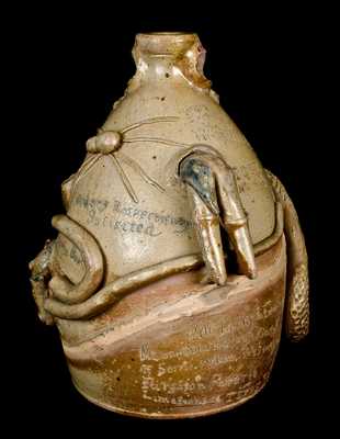 John L. Stone Texas Stoneware Temperance Jug