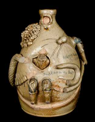 John L. Stone Texas Stoneware Temperance Jug