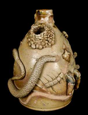 John L. Stone Texas Stoneware Temperance Jug