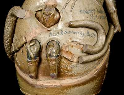 John L. Stone Texas Stoneware Temperance Jug