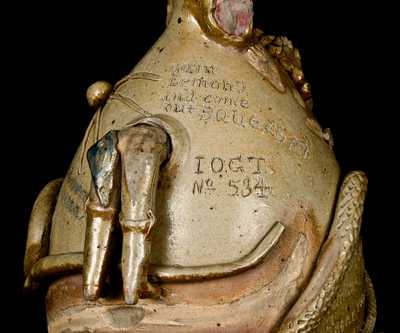 John L. Stone Texas Stoneware Temperance Jug