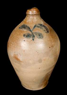 Incised Stoneware Jug, Manhattan, NY