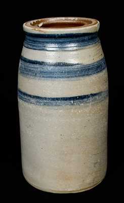 Stoneware Wax Sealer w/ Stripe Decoration, Western PA