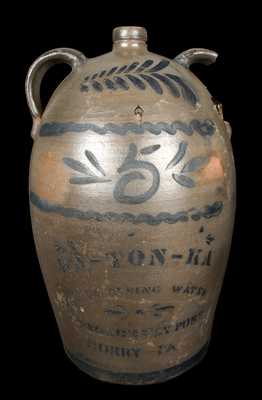 KA-TON-KA SPRING WATER, Corry, PA Stoneware Jug