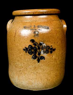 WEBB & KELLOGG / ERIE PA Stoneware Jar