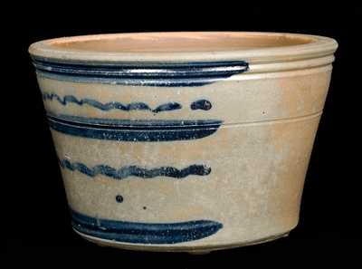 Western PA Stoneware Bowl w/ Stripe Decoration