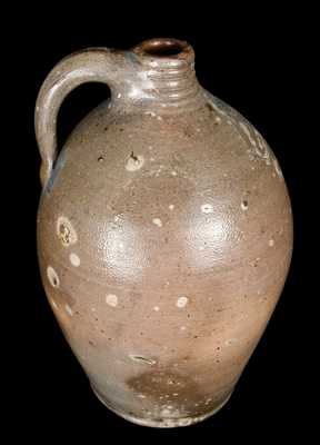 Extremely Rare Stoneware Jug with Incised General Bust, Hartford, CT