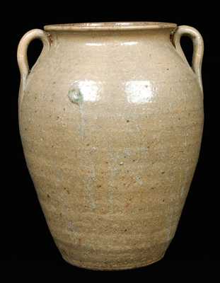 Alkaline Glaze South Carolina Stoneware Jar w/ Open Handles