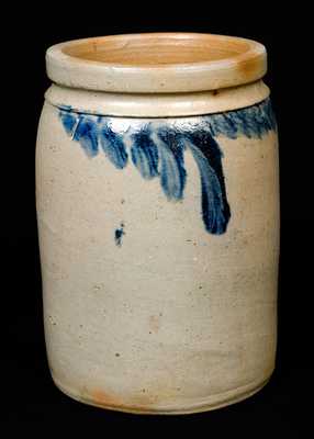 Cobalt-Decorated Stoneware Jar, probably Baltimore