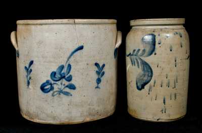 (2) Pennsylvania Stoneware Crocks