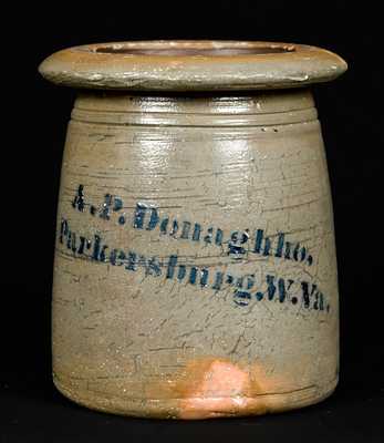 A.P. Donaghho, / Parkersburg. W.Va. Stoneware 