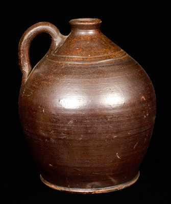Ovoid Redware Jug attrib. John Bowman, Boonsboro, MD