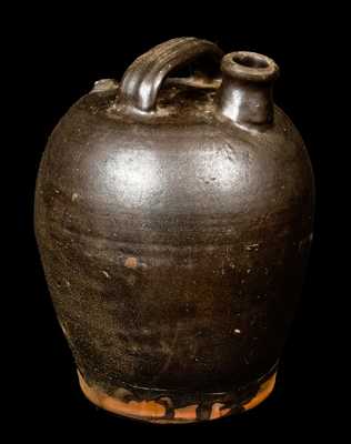 Early Redware Harvest Jug, possibly Hagerstown, MD