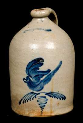 BINGHAMTON. N.Y. Stoneware Bird Jug