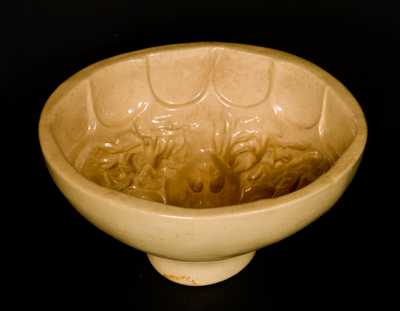 Yellowware Frog Mold