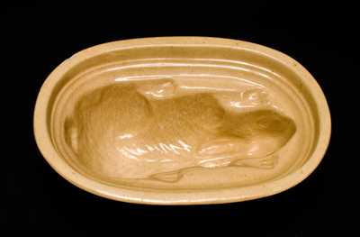 Yellowware Rabbit Mold