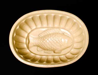 Yellowware Fish Mold