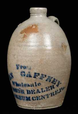 PETROLEUM CENTRE, PA Stoneware Advertising Jug