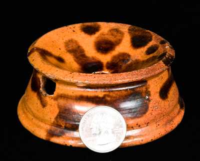 Miniature Redware Spittoon