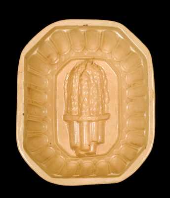 Yellowware Asparagus Mold