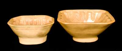 (2) Yellowware Grapes Molds