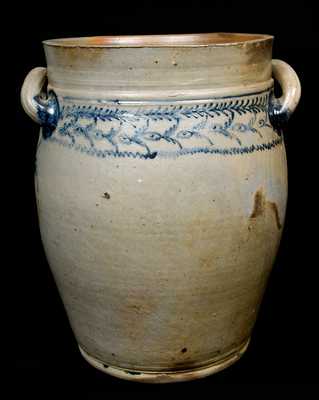 Early Baltimore Open-handled Stoneware Jar