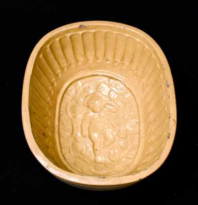 Yellowware Cherub Mold