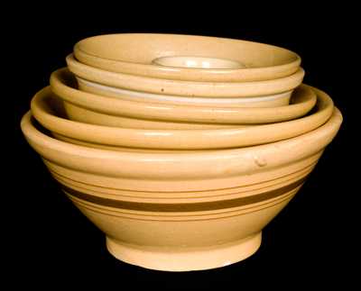 Lot of 6 Yellowware Bowls