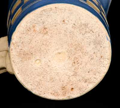 Small Mocha Checkerboard Pitcher Dated 1859