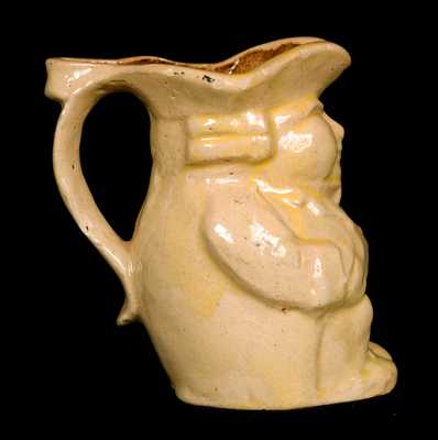 Yellowware Toby Pitcher