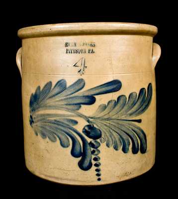 EVAN R. JONES / PITTSTON, PA Stoneware Crock