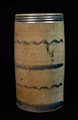 Western PA Stoneware Five-Striped Canning Jar