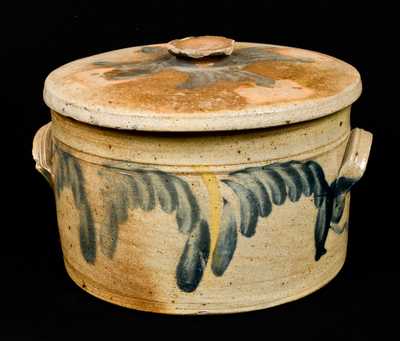 R. C. R. / PHILA, Remmey, Philadelphia Stoneware Butter Crock