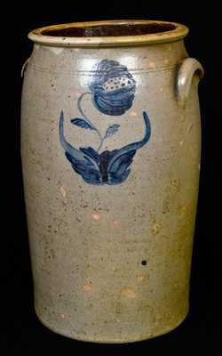 WESTHAFER AND LAMBRIGHT, Tuscarawas Co., Ohio Stoneware Churn, 8 Gal.