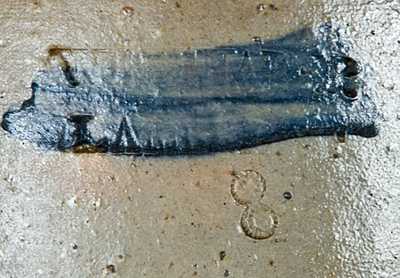 WESTHAFER AND LAMBRIGHT, Tuscarawas Co., Ohio Stoneware Churn, 8 Gal.