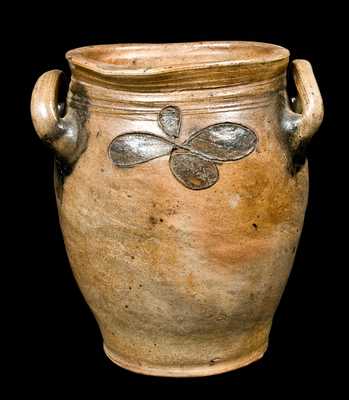 J. REMMEY / MANHATTAN-WELLS / NEW-YORK Small Stoneware Jar
