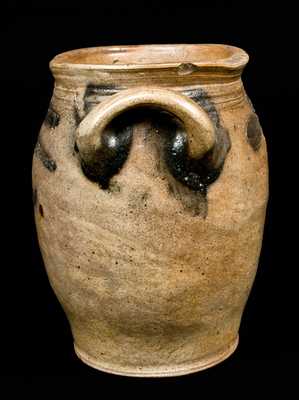 J. REMMEY / MANHATTAN-WELLS / NEW-YORK Antique Stoneware Jar