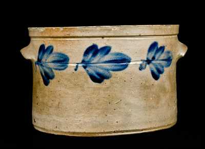 Rare B. C. MILBURN (Alexandria, VA) Stoneware Butter Crock