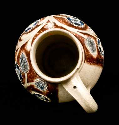 Very Fine Westerwald Bulbous Stoneware Jug, c1690