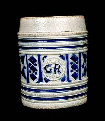 Large Westerwald "GR" Stoneware Mug, c1740