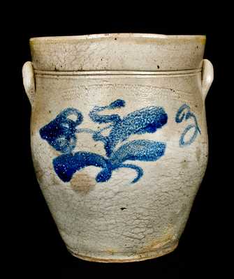 Midwestern Stoneware Crock w/ Detroit Advertising