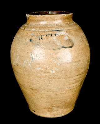C. CROLIUS / NEW-YORK PICKLES Stoneware Jar