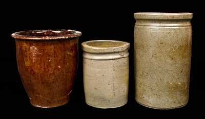 Three Pieces of Bell Pottery, Strasburg, VA