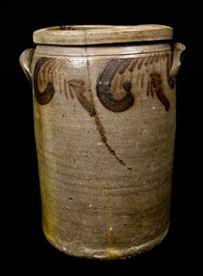 S. BELL & SON / STRASBURG Stoneware Crock, Three-Gallon
