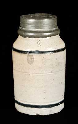 Scarce Westerwald Stoneware Tobacco Jar, circa 1770