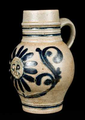 Westerwald Stoneware "GR" Jug, circa 1740