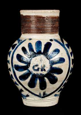 Westerwald Stoneware "GR" Jug, circa 1770