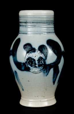 English Salt-Glazed "GR" Mug, circa 1770