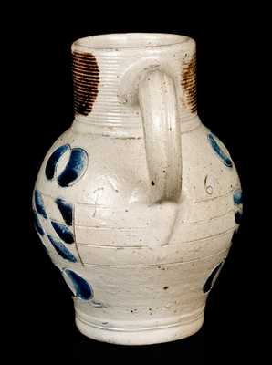 Westerwald Stoneware "GR" Jug w/ Incised and Impressed Dec, c1750